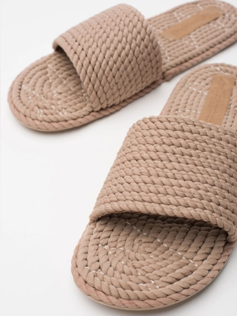Salt + Umber Sunny Natural Vegan Rope Sandal NIB Size 10
